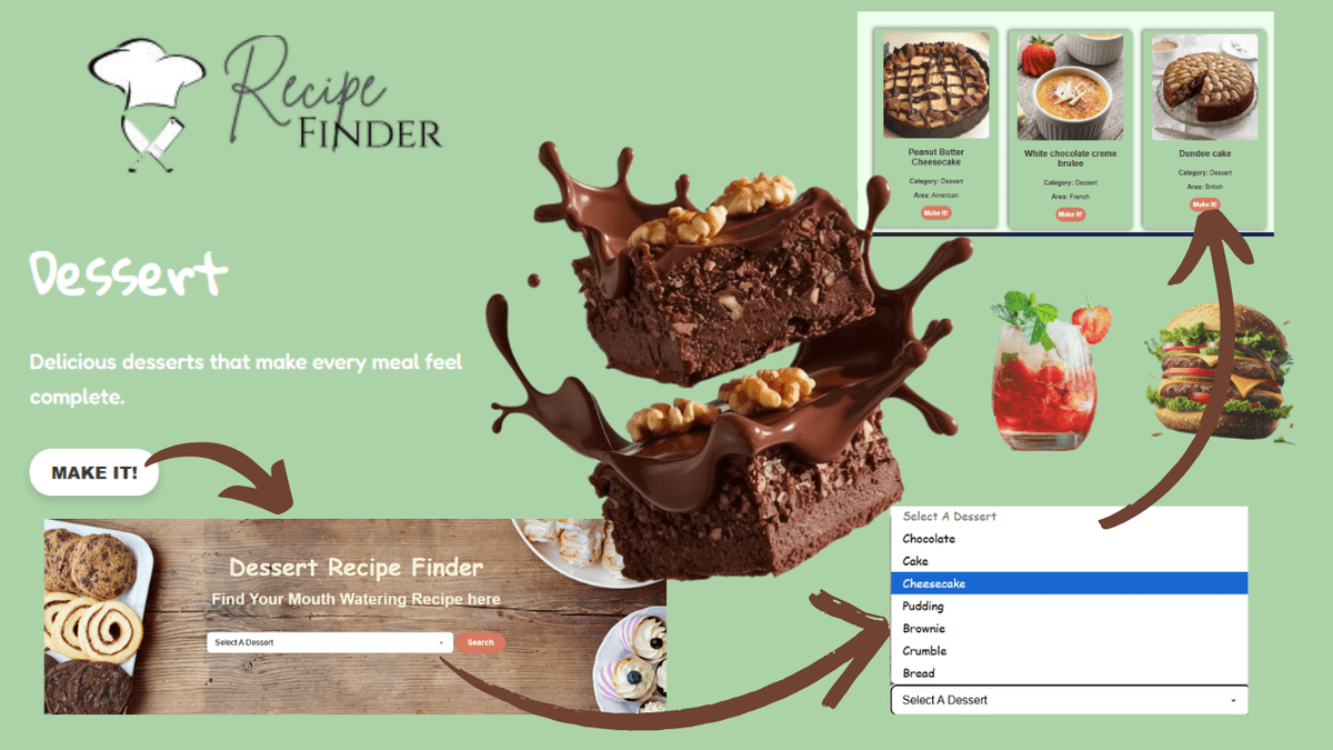 Recipe Finder project screenshot
